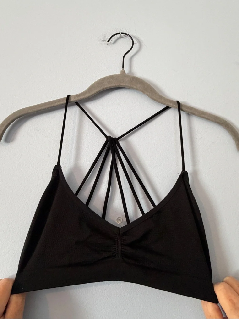 Free People Black Multi-Strap Bralette